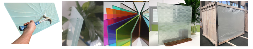 laminated glass application silk laminated glass color transparent  qdwider.com